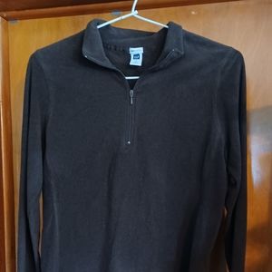 Brown, ladies Gap stretch fleece shirt medium